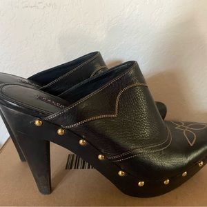 Ralph Lauren Black Clogs